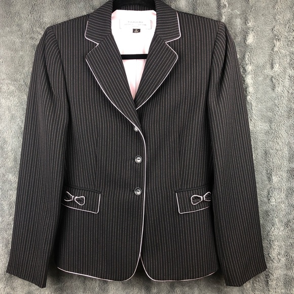 Tahari black/pink blazer - Picture 2 of 3